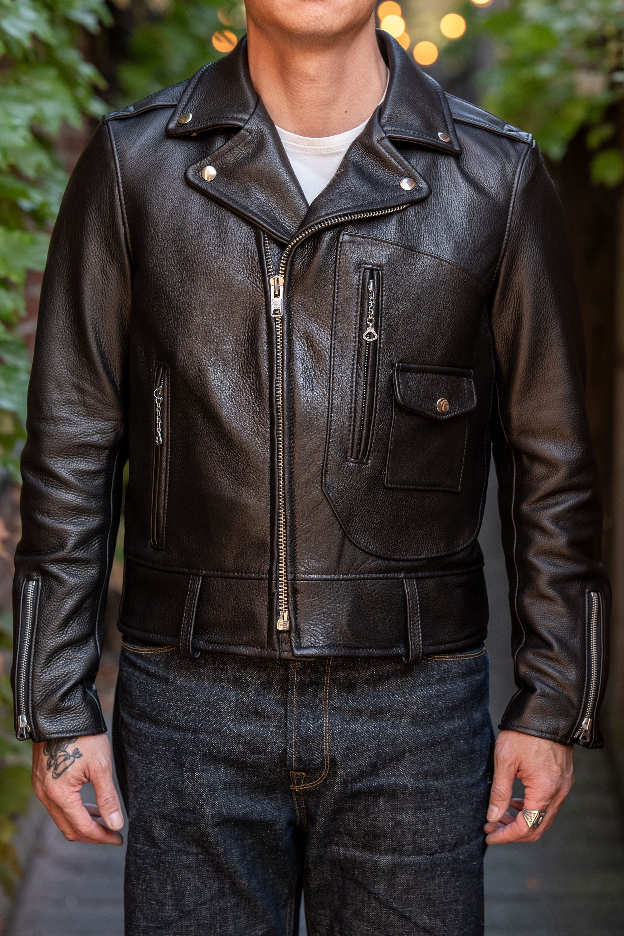 Schott NYC 568 Vandals Jacket - Black - Franklin & Poe