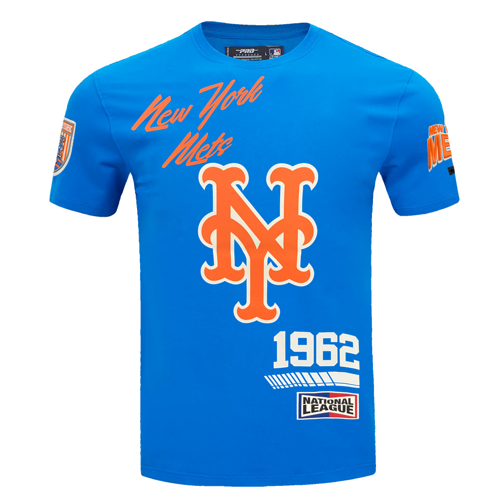 New York Mets Pro Standard Fast Lane Single Jersey Top T-Shirt