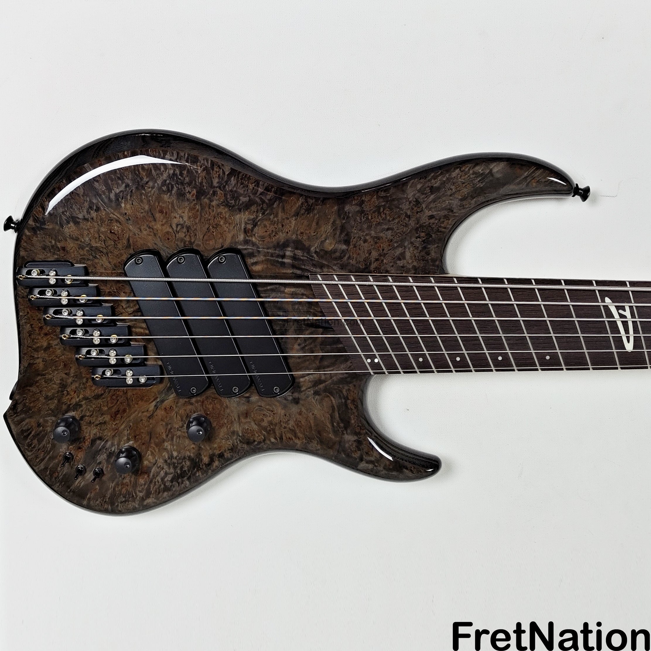 Dingwall Z3 6-String Bass Maple Burl Passive 9.42lbs #6673 Pre