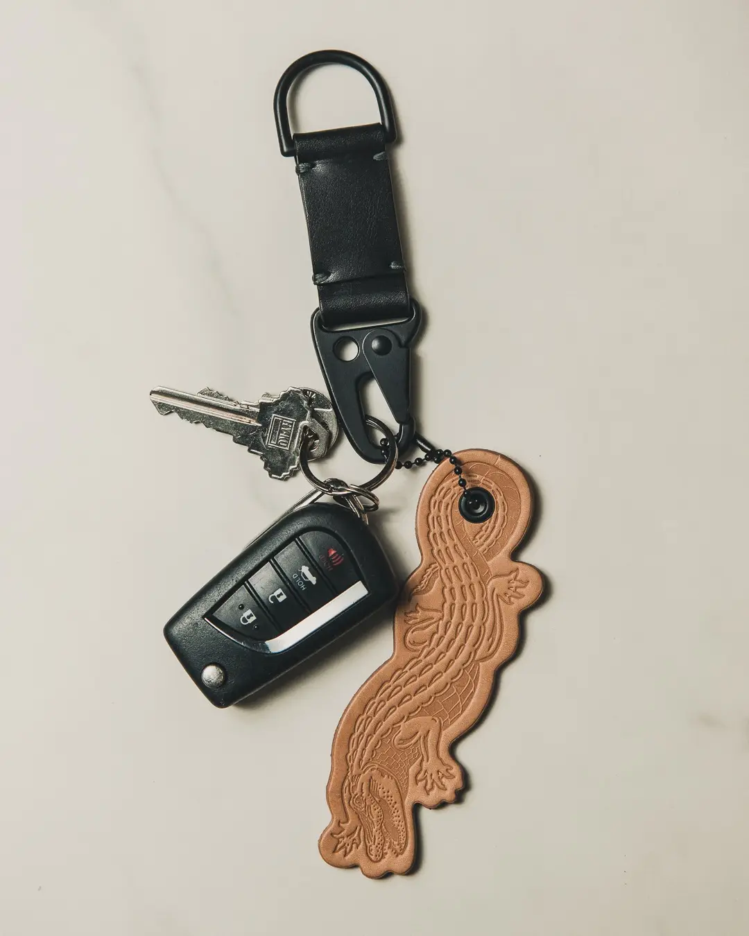Leather Gator Keychain by Freehand Goods | 5
