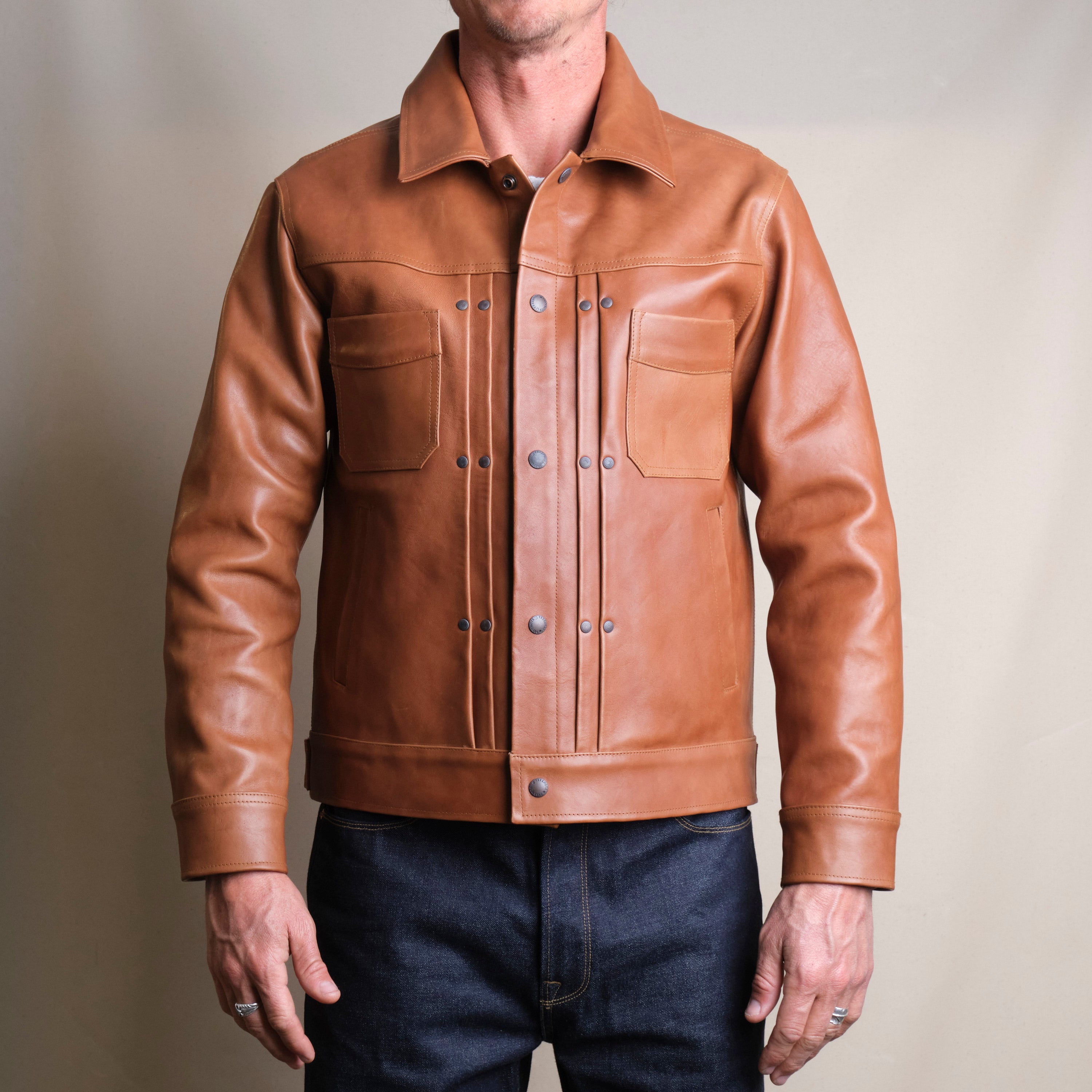 Riders Jacket | Brown Horsehide