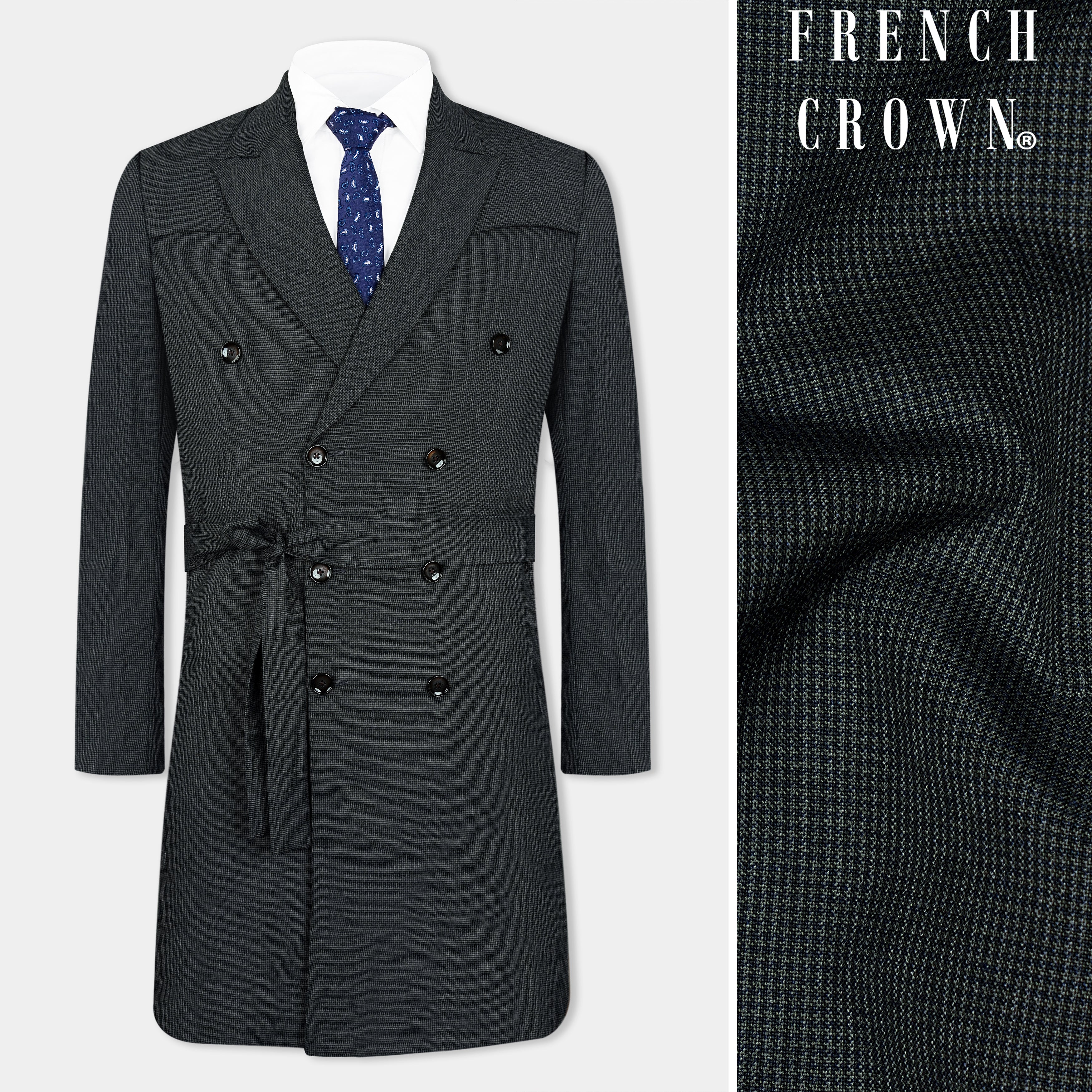 ジャケット・アウター ato 18aw 2way wool cotton trench coat 48 ato