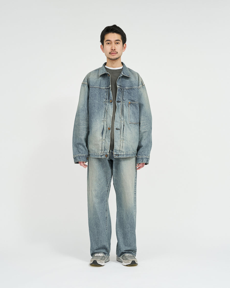 SHABBY HEAVY KIBATA SHUTTLE HYPER BIG WWⅡ ”1ST” DENIM JACKET