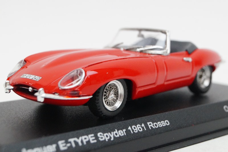 ベストモデル特注 ジャガー Eタイプ スパイダー 1961 Rosso レッド