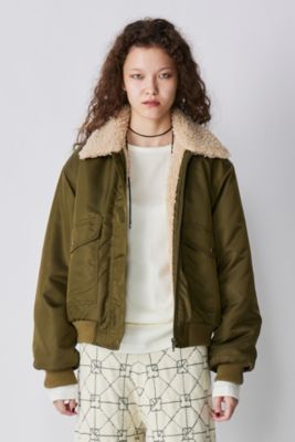 MUVEIL(ミュベール)のワイルドシングスコラボ ボンバージャケット通販