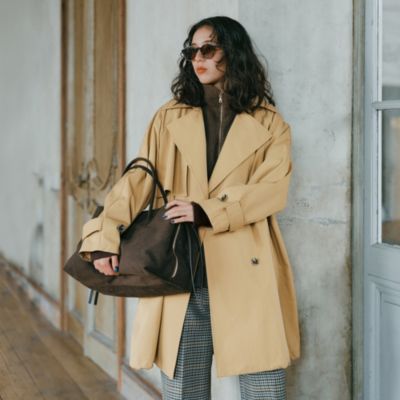 suadeo(スアデオ)のボアブルゾン付き3WAYトレンチコート通販 | 集英社