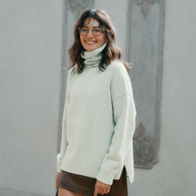 SLOANE(スローン)の3G ジーロンラム×カシミヤ ドロップショルダー通販