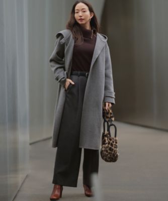 23区 S(ニジュウサンク エス)のボイルドウールコンビ ジップ タートル