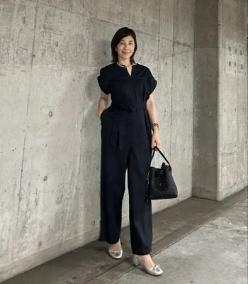 E by eclat(イーバイエクラ)の【選べる着丈】キーネック4WAY