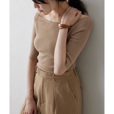 Whim Gazette(ウィム ガゼット)の【THE PAUSE】オフショルハーフ