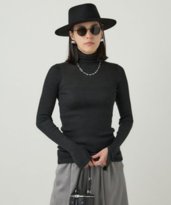 Chaos(カオス)の18Gシルクリブタートルネックニット通販 | mirabella