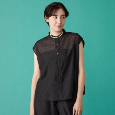 TICCA(ティッカ)のドットエンブロイダリーフレンチシャツ通販 | 集英社