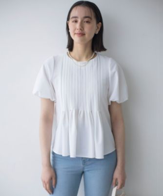 組曲(クミキョク)のドライタッチペプラム ブラウス通販 | 集英社HAPPY