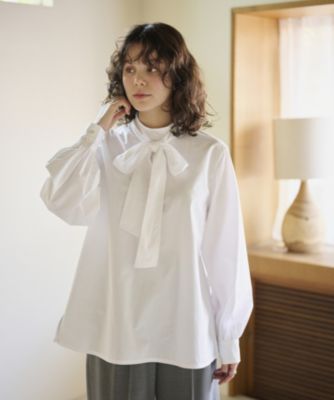 Newans(ハッシュニュアンス)の【洗濯機可】ステッチデザインリボンタイ