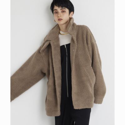 Whim Gazette(ウィム ガゼット)の【THE PAUSE】ボアブルゾン通販