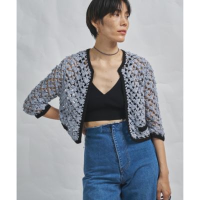 Whim Gazette(ウィム ガゼット)の【GEMINI】ハンドニットカーディガン