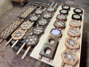 ヘキサコースター（胡麻柄） | FU-RIN KAZAN