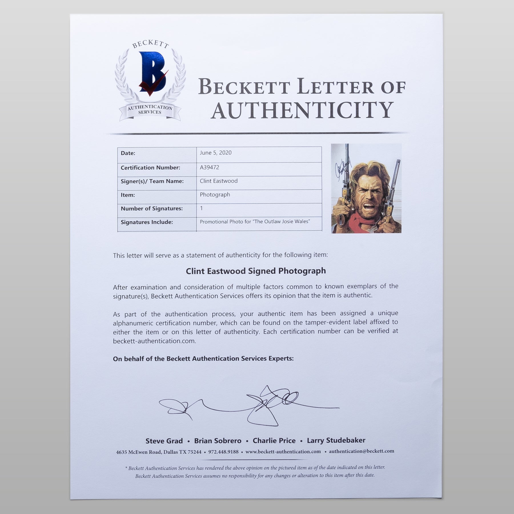 クリント・イーストウッド - ファンコレクションズ