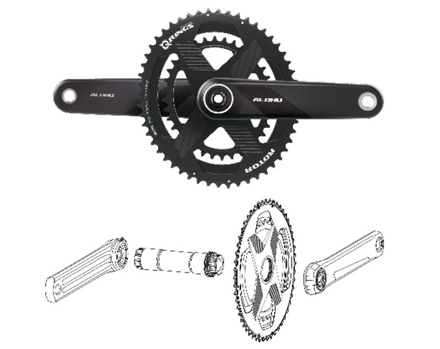 従来のアルミモデルから100gの軽量化に成功！新型カーボンクランク