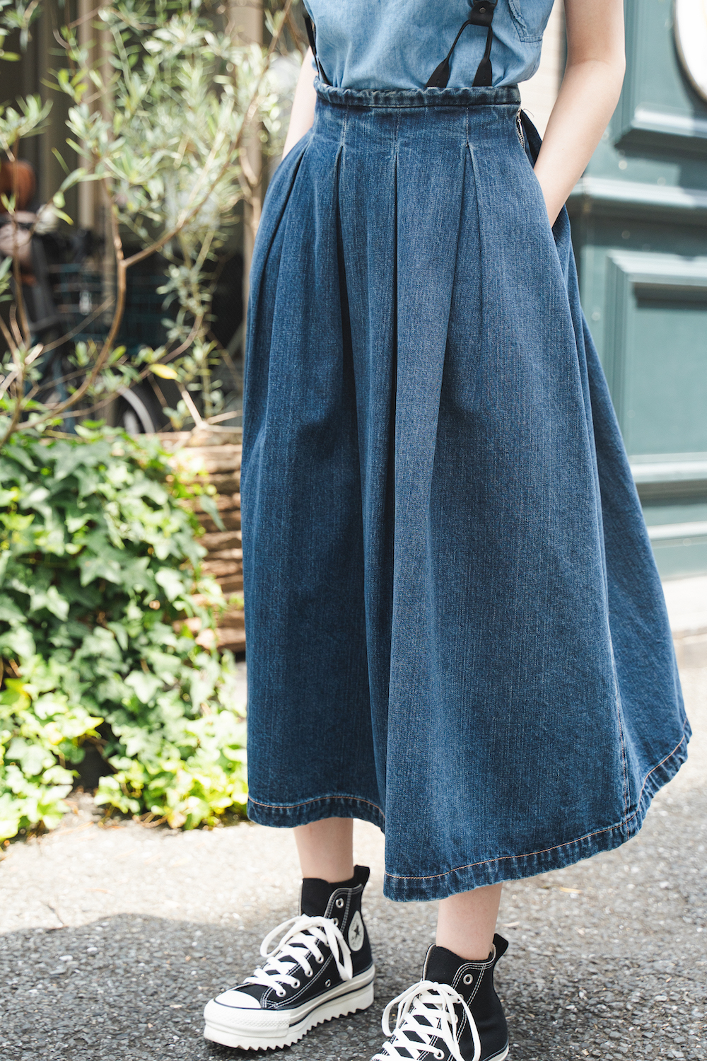 愛用デニムSNAP】トレンドのデニムスカートは《TSURU by MARIKO OIKAWA