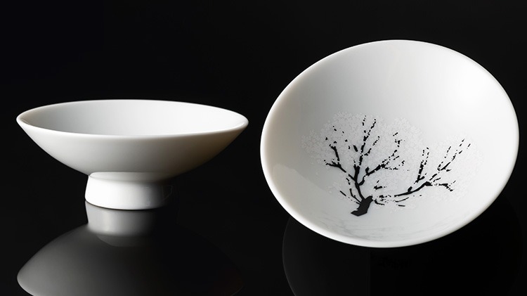 丸モ高木陶器】桜の平盃 ペアセット | 藤巻百貨店