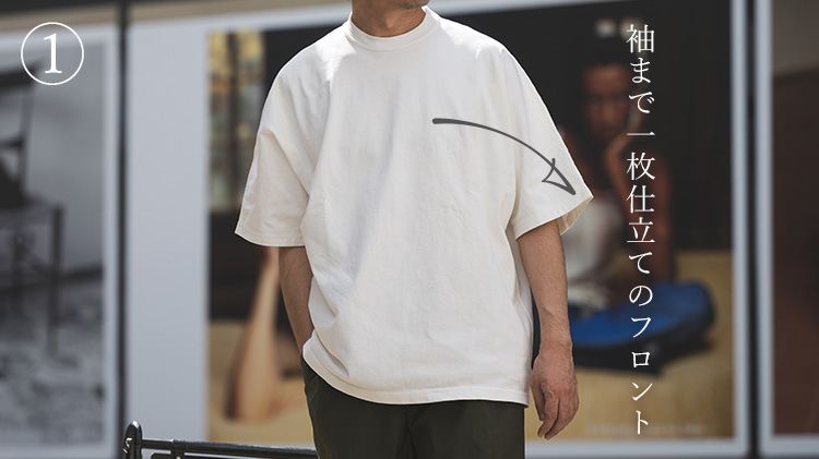 FUJITO】Half Sleeve T-Shirt | 藤巻百貨店