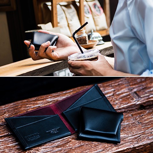 二宮五郎商店】KAWA-ORIGAMI(R)ホーウィンレザー「シャーマン」コイン