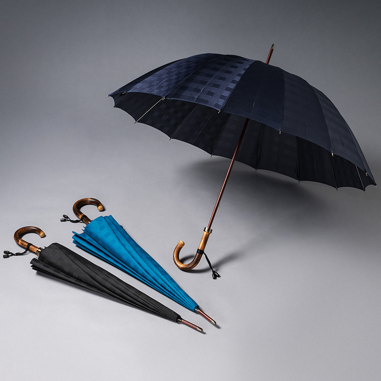 前原光栄商店】16本骨長傘 チェス-ロング-カーボン | 藤巻百貨店