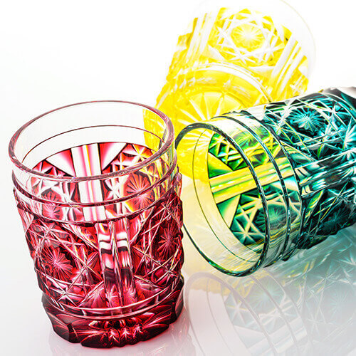 美の匠 ガラス工房 弟子丸】薩摩切子タンブラー | 藤巻百貨店