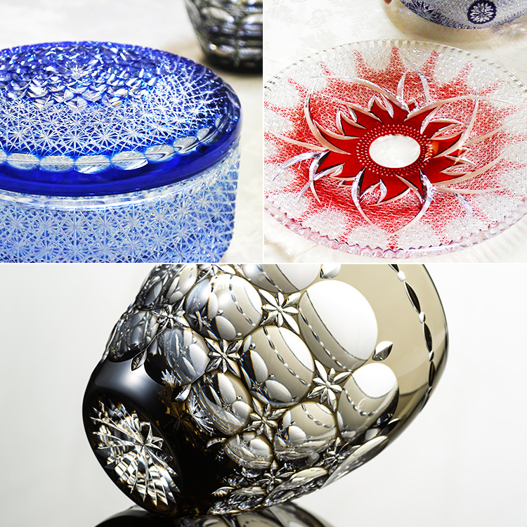 篠崎硝子工芸所】オールドグラス「玉小紋」 | 藤巻百貨店