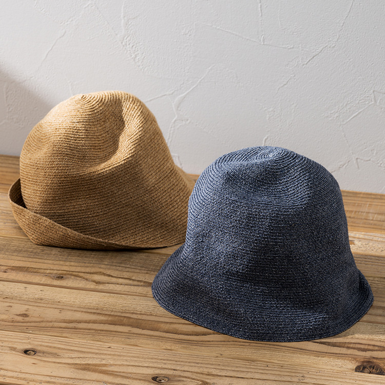 p cnq】リネンブレードハット PQ24SS-24 | 藤巻百貨店