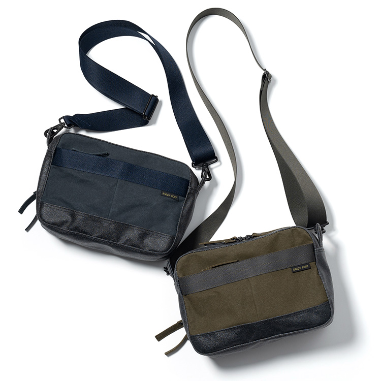 BAGGY PORT】10oz シェルターダック×幌帆布ショルダーバッグ | 藤巻百貨店