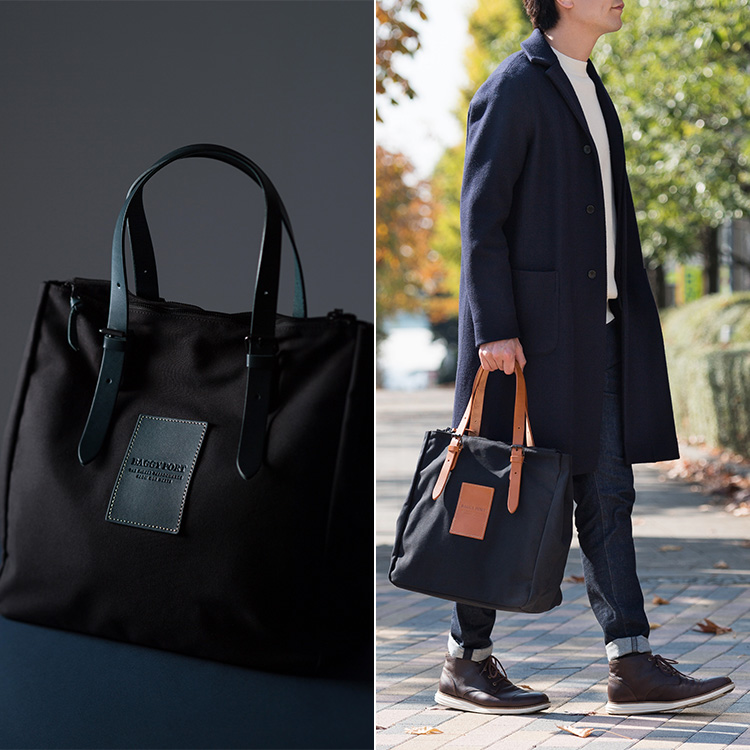 BAGGY PORT】BLACK帆布 3ルームビッグトート YNM-410N | 藤巻百貨店