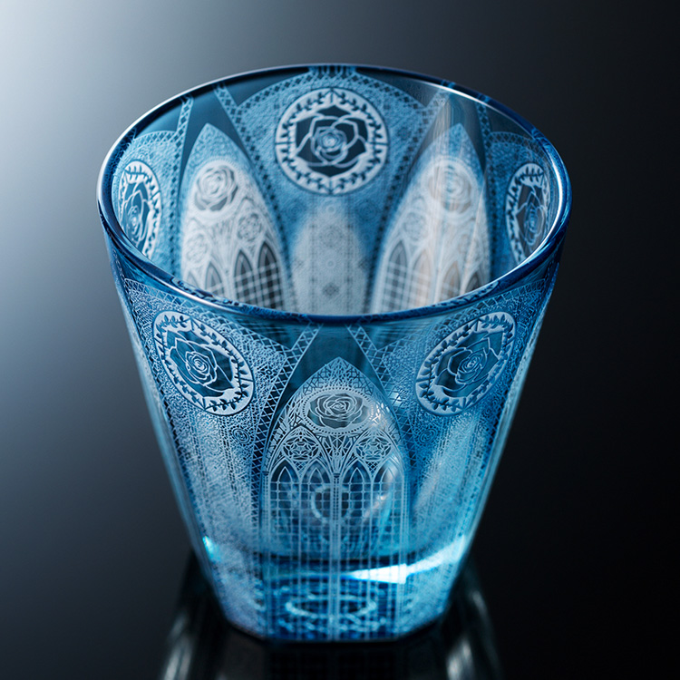 椎名切子（GLASS-LAB）】薔薇の大聖堂 | 藤巻百貨店