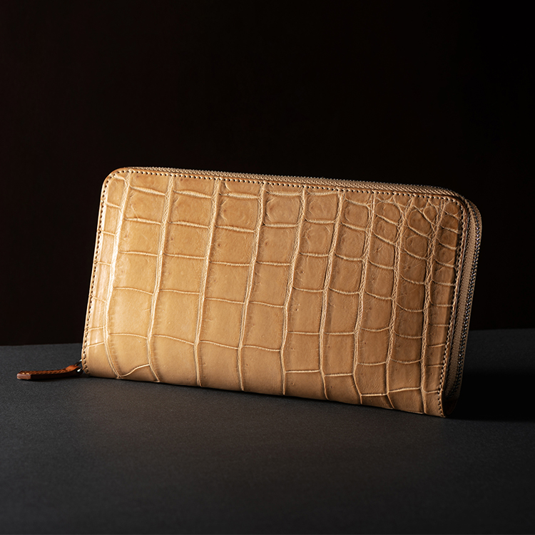 SEEGER】クロコヌメ革ラウンドジップウォレット KRONOS | 藤巻百貨店