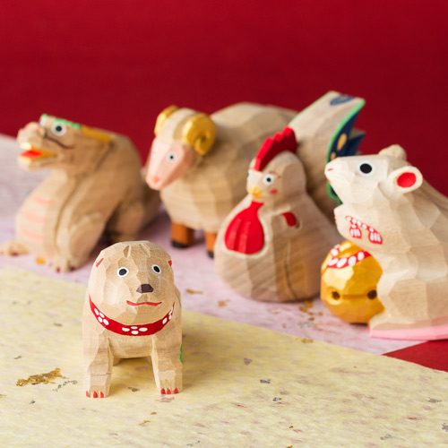 奈良一刀彫・高橋勇二の干支飾り - 藤巻百貨店 ニッポンの職人仕事