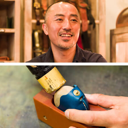 池之端銀革店の「Cramp 回転式コインパース」 - 逸品セレクション