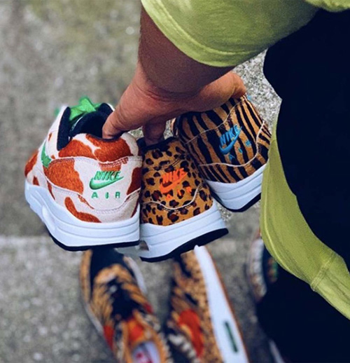 atmos × NIKE エアマックス1 アニマルパック 3.0 は 