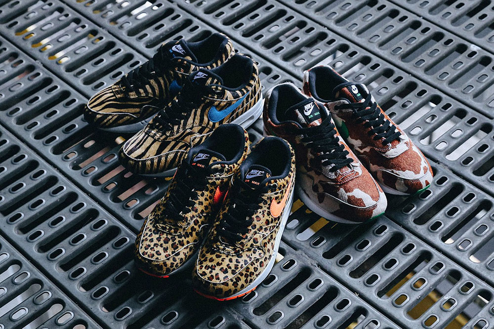 atmos × NIKE エアマックス1 アニマルパック 3.0 は 