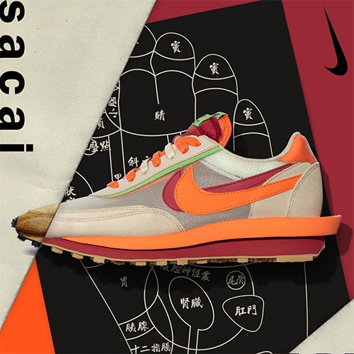 第11弾｜Clot×Sacai×Nike とのコラボ「LDWaffle」が登場！2021年10月7