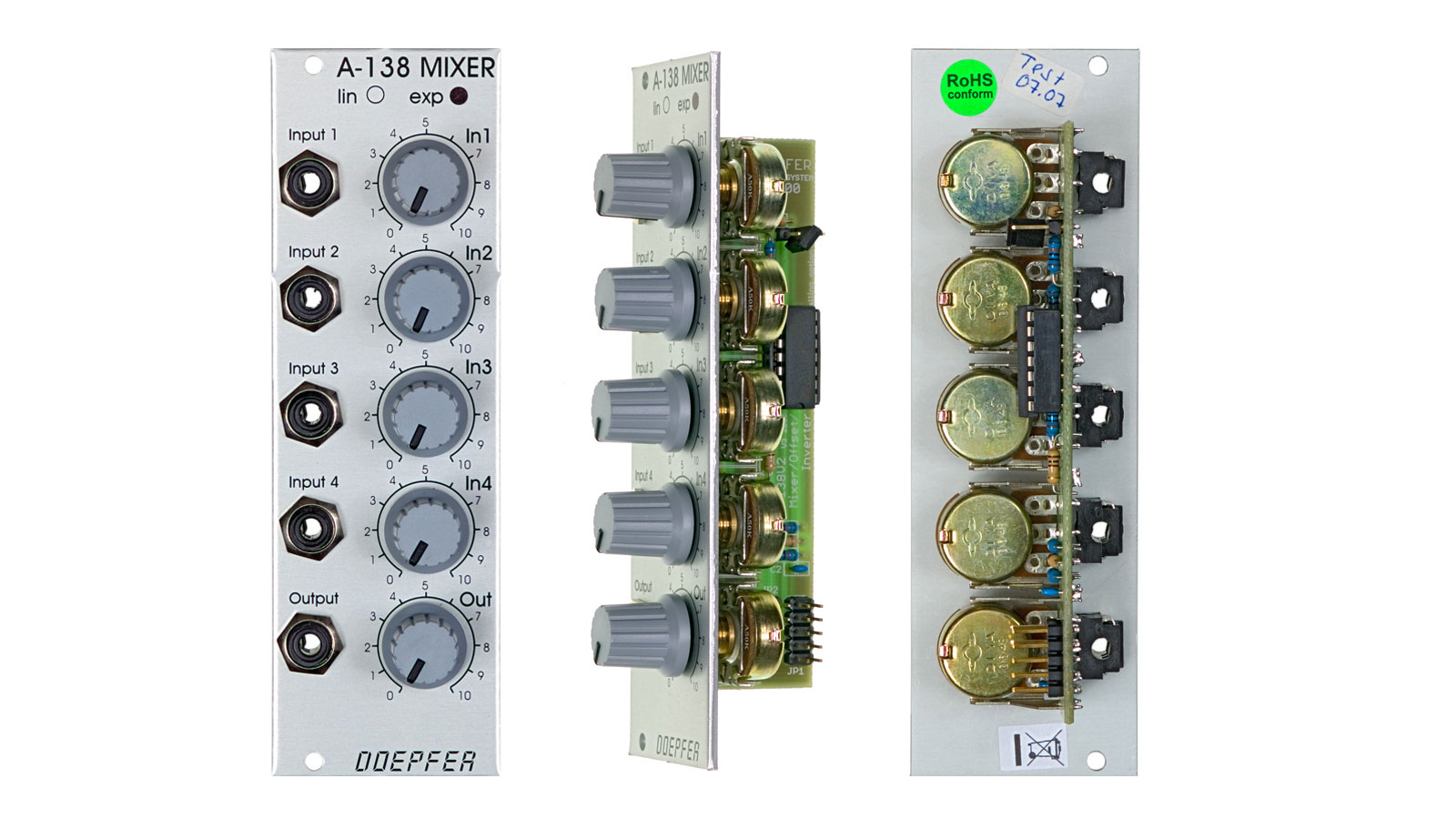 Doepfer A-138n Narrow Mixer モジュラーシンセ Doepfer A-138n
