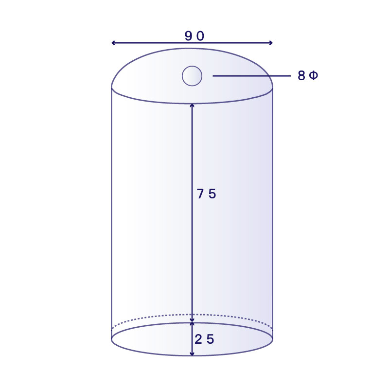 ピロー式クリアケース PR-04 (巾90×奥行25×高さ75mm) 10枚入り | OPP