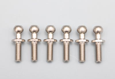 ヨコモ ロッドエンドボール ”L”サイズ (6個入) 全長 14.8mm/ネジ部 8.0