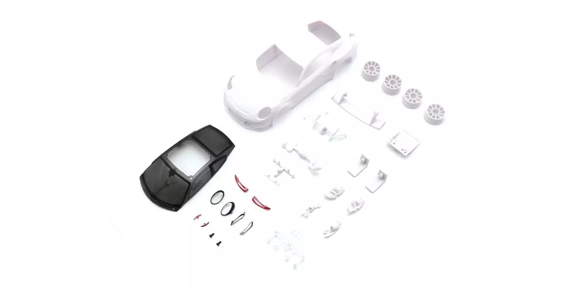 京商 ポルシェ 911 GT3 RS ホワイトボディセット (ホイール付) MZN232