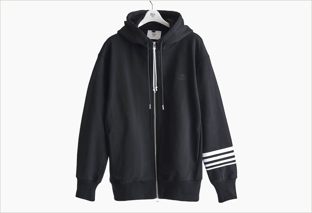 ジップアップフーディ(WHITE) | Fukuyamaya | MASAHARU FUKUYAMA PRODUCE