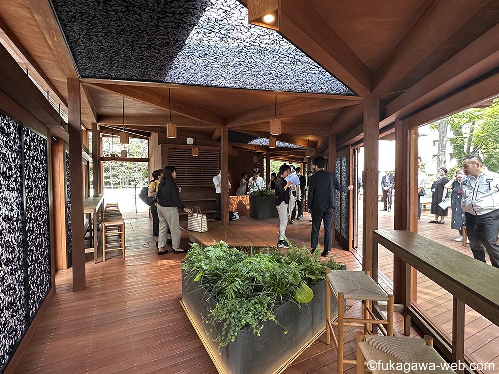 東陽町に緑あふれるカフェ誕生！竹中工務店が既存施設をリニューアル