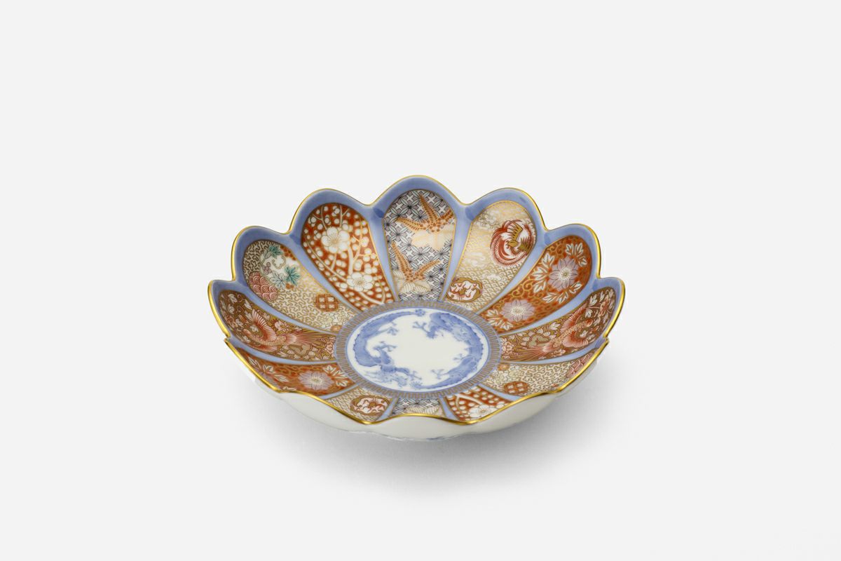 染錦金彩鳳凰 菊割親皿 | 有田焼 深川製磁｜公式オンラインストア