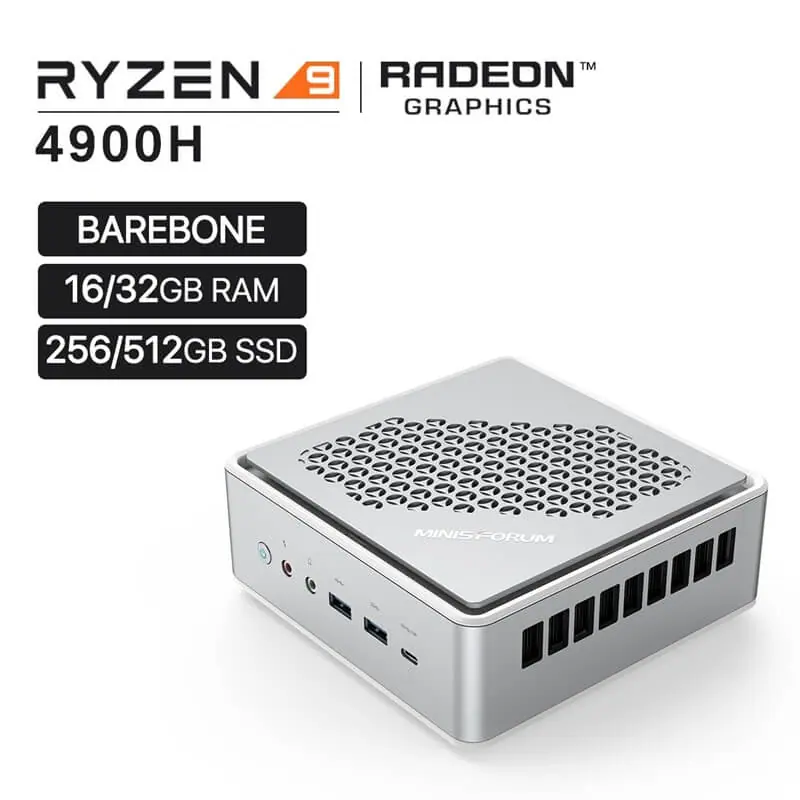 Minisforum EliteMini HM90』レビュー！FF14も遊べるRyzen 9 4900H搭載