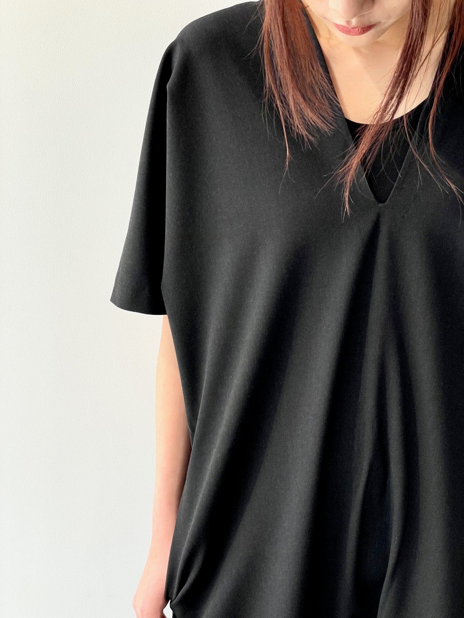 V-neck jumpsuit L/S – FUKIONLINE