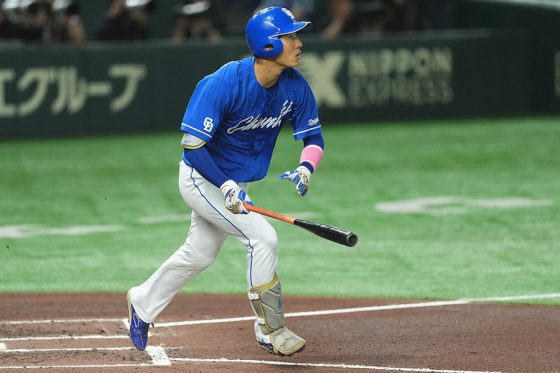 中日・上林誠知が衝撃の2打席連発 大勢を粉砕…井上監督は笑顔、東京
